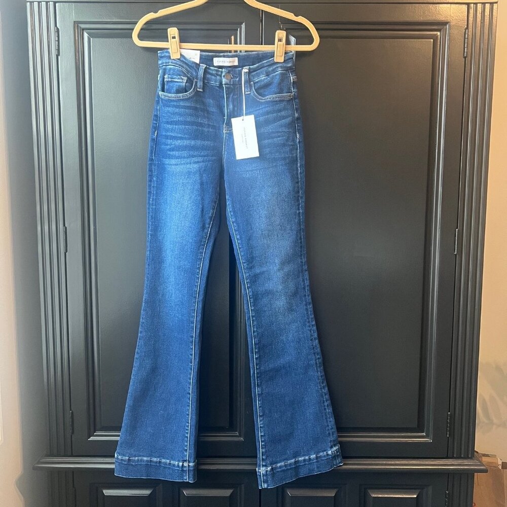 NWT! Flying Monkey High Rise Bootcut - Dark Denim - Size 25